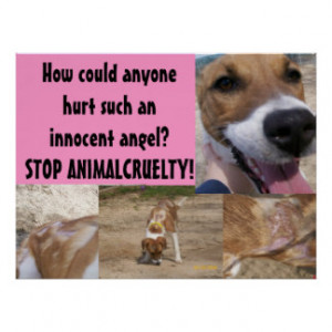 Animal Cruelty Posters