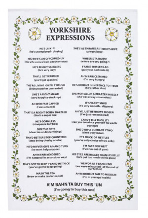 Yorkshire Expressions