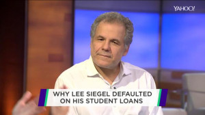 Why Lee Siegel is defaulting on his college loans | View photo - Yahoo ...