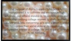 Purpose of Alpha Kappa Alpha Sorority, Inc. (
