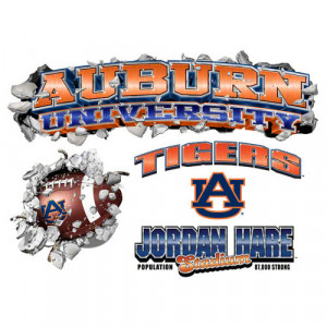 NCAA - Auburn Tigers Multi Logo Design Wallcrasher