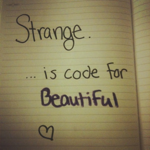 strange #beauty