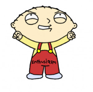 Stewie's Overall Enthusiasm by cartoonfanboyone