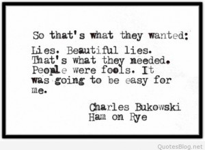 Beautiful lies quote