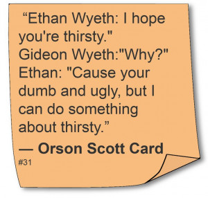 Orson Scott Card #Quote #Author #Humor