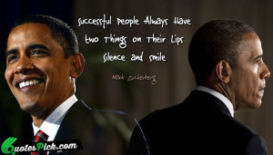 Successful People Always Have Two by mark-zuckerberg Picture Quotes