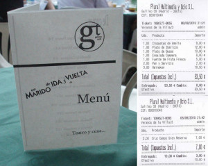 de cervezas,… en definitiva, dimos buena cuenta de la cena. Por