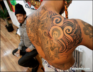 tribal heart tattoo for men Crazy Tattoos From Here: 30+ Spectacular ...