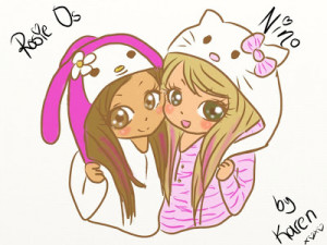 This one is from Macarena! Is Rosie and I with our Kigurumi *___*