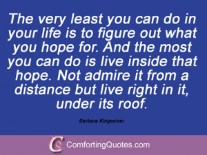 17 Quotes By Barbara Kingsolver