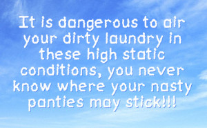 Dirty Laundry On Facebook Quotes
