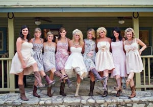 Country Wedding Dresses With Cowboy Boots 2013