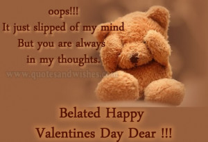 belated happy valentines day 2 Belated happy valentines day wishes ...