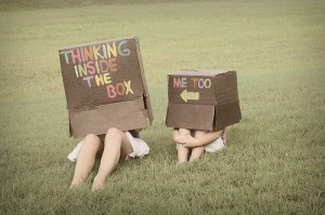 Get out of the box...quote