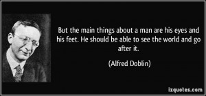 Alfred Doblin Quote