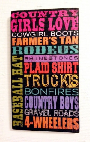 Country Girl Checklist