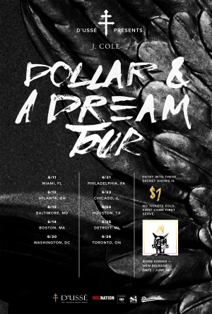 Cole Announces ‘Dollar & A Dream Tour’
