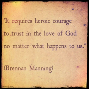 ... in the love of God no matter what happens to us.