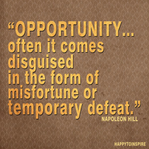 Art Quote of the Day: Opportunity