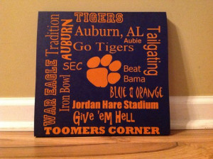 Auburn Stuff, Wareagl Footballseason, Painting Signs Subway, Auburn ...