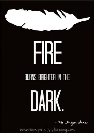 The Hunger Games - Typography - Quote