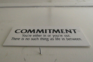 Commitment is the First Step on the Road to Success: 