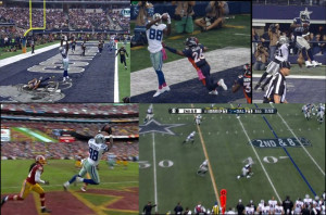 The reason Cortland Finnegan is on the ground (top left) is because ...