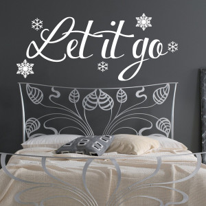 Home All Wall Stickers Let It Go - Frozen Quote Wall Sticker