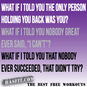 hasfit.comthe only person holding