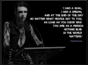 Showing Gallery For Andy Biersack Quotes About Bullying