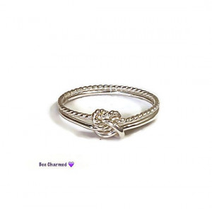 ... knot, promise ring, love knot ring: Infinity Knot, Knot Rings, Double