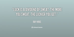 Related Pictures from ray kroc says it s not real until it s in the ...