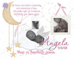 Happy birthday in heaven baby girl(angel pics)