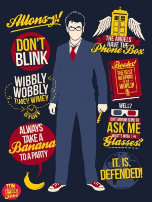 The tenth doctor artistic quotes---Always take a banana to a party was ...