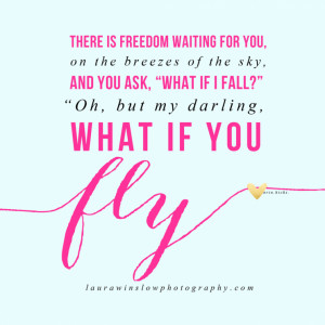 my darling what if you fly? // free inspirational print for your home