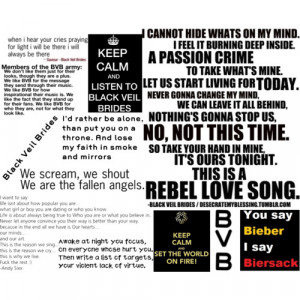 Black Veil Brides Quotes(: - Polyvore