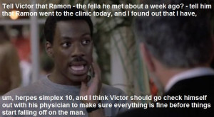 Beverly Hills Cop - quote - Ramon country club scene