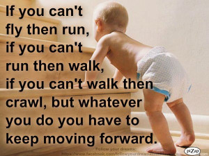 if you cant fly then run ?