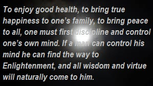 Buddha Quotes on Health : To enjoy good health, to bring true ...
