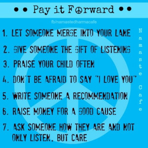 Pay It Forward