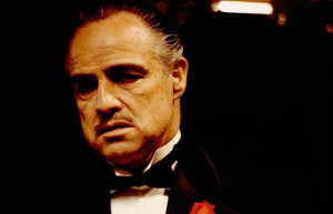 Marlon Brando in The Godfather (Francis Ford Coppola, 1972)