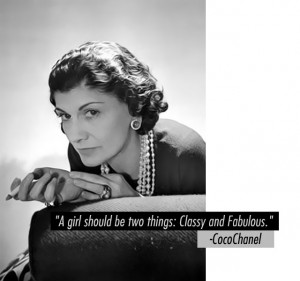 classy coco @CHANEL fabulous style quote