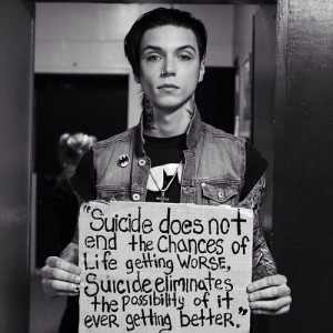 Suicide does not end the chances of life getting worse, suicide ...