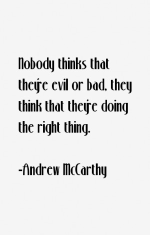 Andrew McCarthy Quotes & Sayings