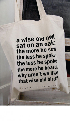 wise old owl saying