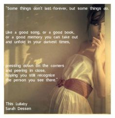 This Lullaby Sarah Dessen One Of The Best Quotes Ever=D