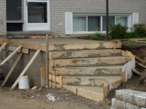 Mackasey Poured concrete steps (Custom)