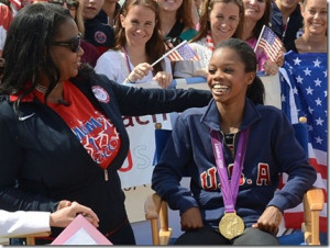 Gabby Douglas’ mom ( via Fashionista.com )