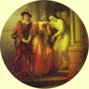 ... Kauffman , L’addio di Abelardo ed Eloisa in convento , 1780