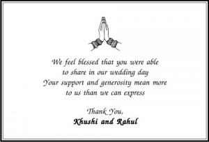 Thank You Cards Wordings